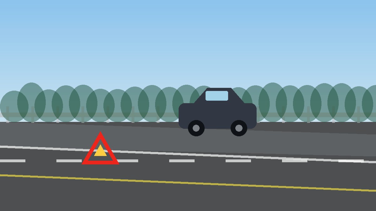 河西道路故障安全等待现场图